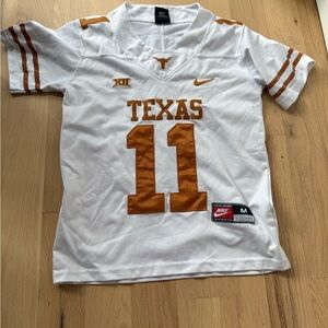 Nike White and Orange Kids Jersey